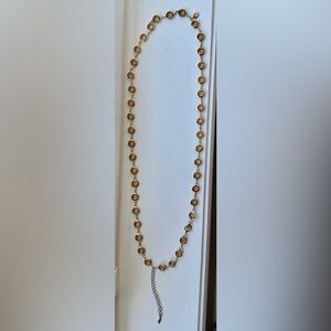 Elegant Imitation Gold-Tone Necklace